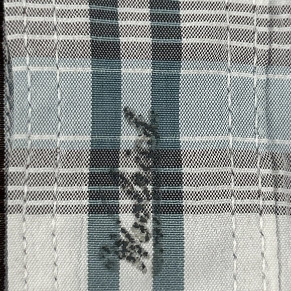 Woolrich Shirt Mens XL‎ Multicolor Plaid Short Sleeve Snap Button Down Seasalt - Picture 3 of 9